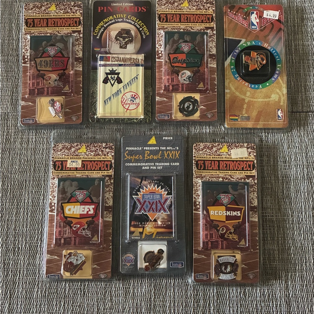 Vintage Sports Collector Pins
